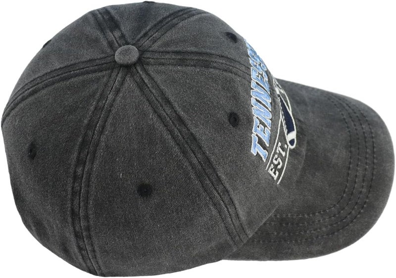 Terojnkl Embroidered City Football Hat for Men Women, Adjustable Unisex Cotton Fans Baseball Cap - Image 4